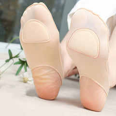 4 Pairs Breathable Half Palm Slingback Socks