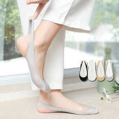 4 Pairs Breathable Half Palm Slingback Socks