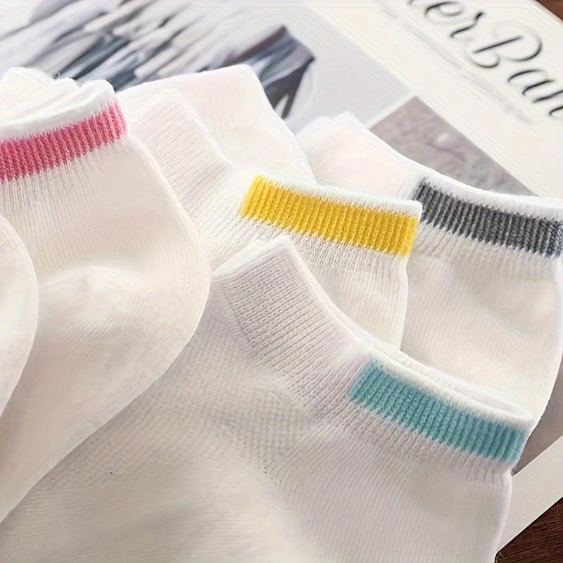 6 Pairs Women's Lightweight Sports Ankle Socks Soft & Comfortable