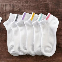 6 Pairs Women's Lightweight Sports Ankle Socks Soft & Comfortable