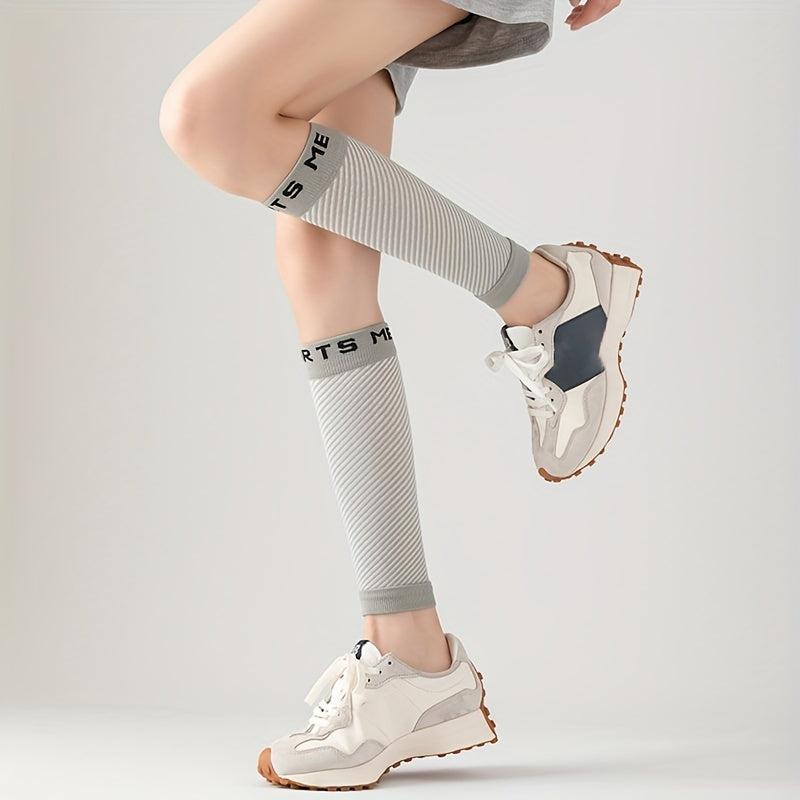 2 Pairs Toeless Compression Socks Women's Knee High Stockings