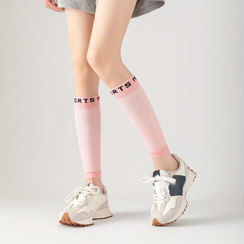 2 Pairs Toeless Compression Socks Women's Knee High Stockings
