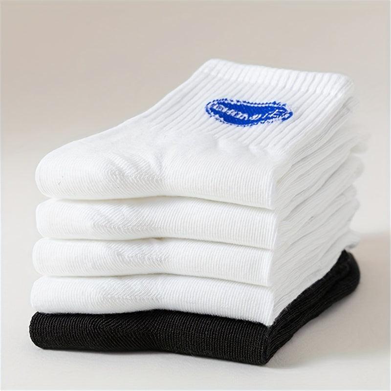 Women's Solid Mid Tube Socks - Comfy & Breathable Stockings