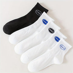 Women's Solid Mid Tube Socks - Comfy & Breathable Stockings