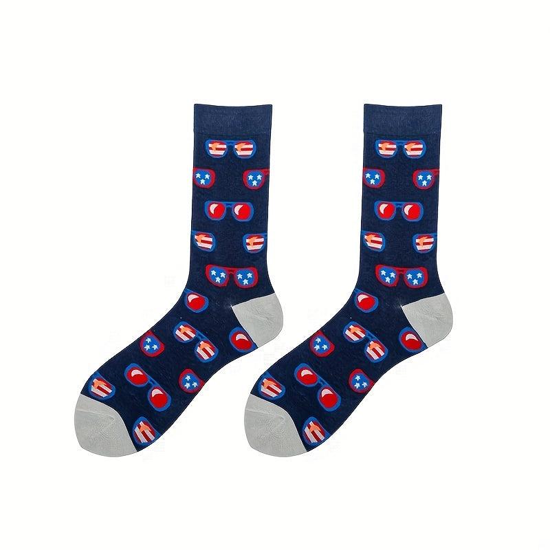 Cartoon Print Socks Women's Mid Tube Stockings