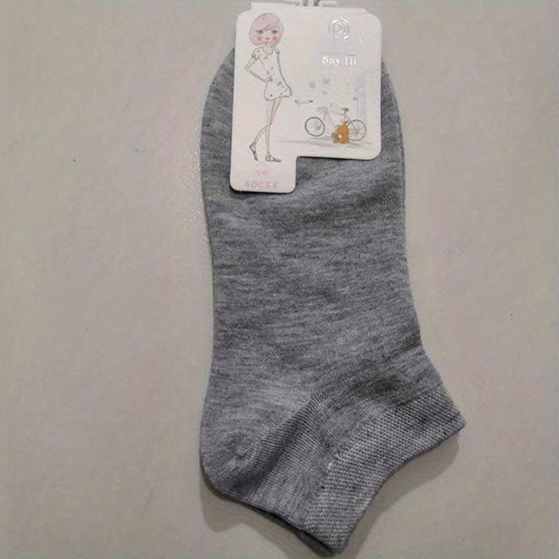 Striped Solid Short Socks Women's Stockings