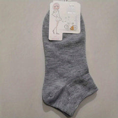 Striped Solid Short Socks Women's Stockings