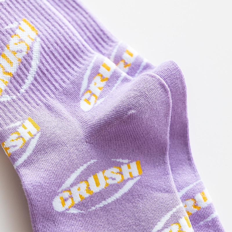 8 Pairs Letter Pattern Women's Socks Mixed Pack