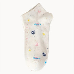 6 Pairs Star & Planet Print Ankle Socks Women's Stockings