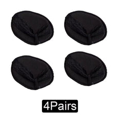 4 Pairs Forefoot Cushion Pads High Heel Insoles Invisible Socks