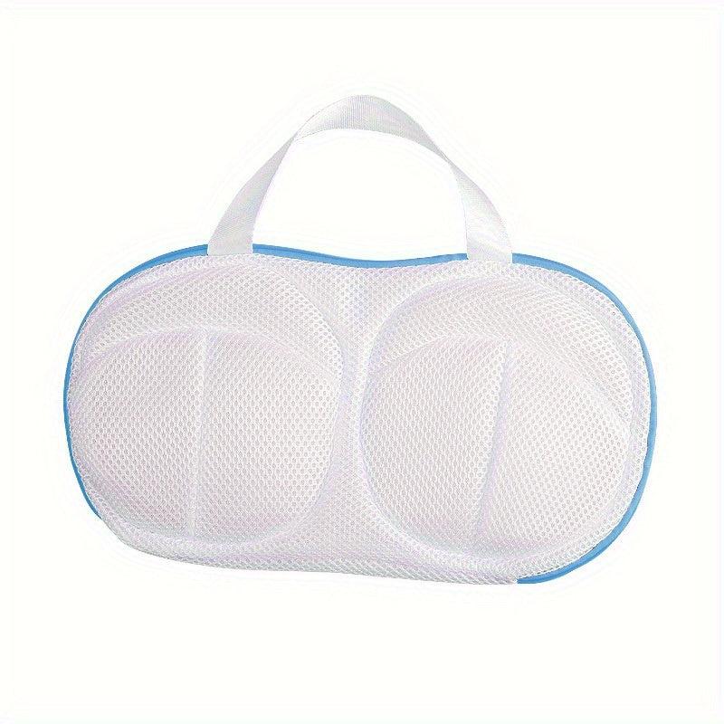 Mesh Bra Washing Bag with Handle and Zipper