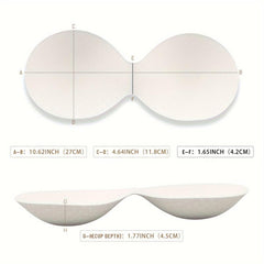 3pcs Sponge Bra Insert Pads Anti-convex Chest Enhancer Women's Lingerie