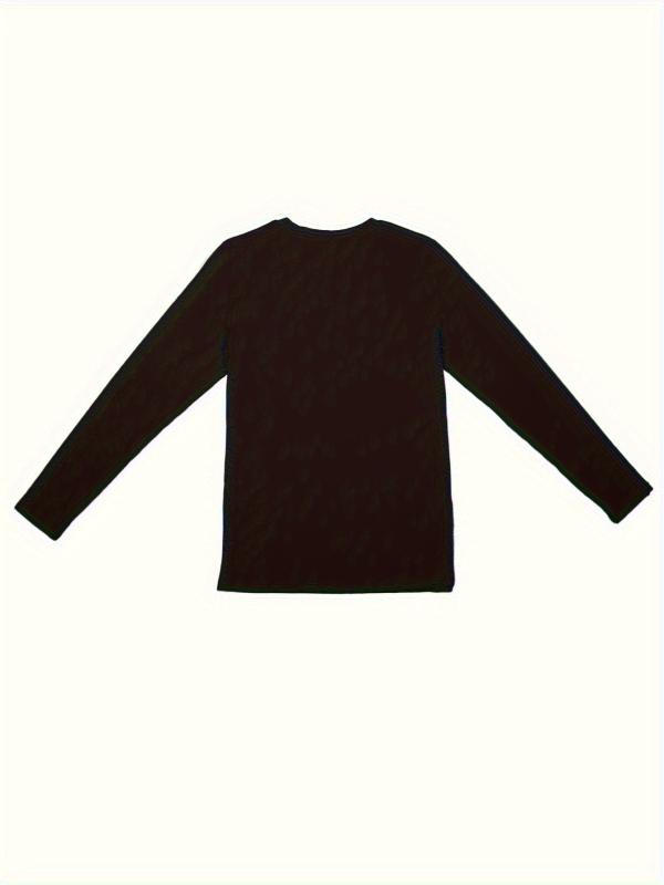 Heart Print Long Sleeve Lounge Top