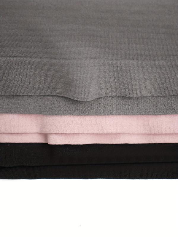 3pcs Solid Cami Tops Comfy Sleeveless Top Women's Lingerie
