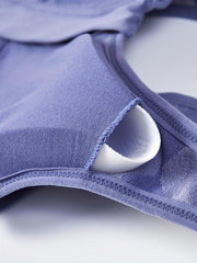 Argyle Zipper Sports Bra Comfy & Breathable Running Workout Tank Bra