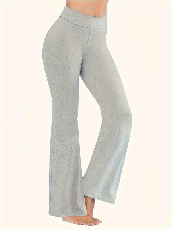 Women's Plus High Rise Flared Leg Pants