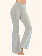 Women's Plus High Rise Flared Leg Pants