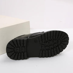 Boys Lace Up Loafer Shoes Non Slip Flat Shoes