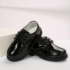 Boys Lace Up Loafer Shoes Non Slip Flat Shoes