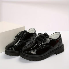 Boys Lace Up Loafer Shoes Non Slip Flat Shoes