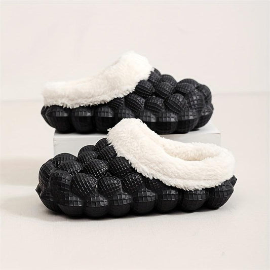 Soft Fleece House Shoes for Boys and Girls - Non Slip Bottom