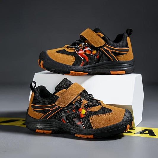 Boys' Solid Sneakers Hook & Loop Fastener Shoes