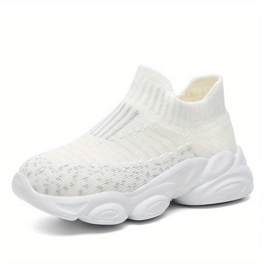 Girls Woven Mesh Sneakers Soft Soled Ultra-light