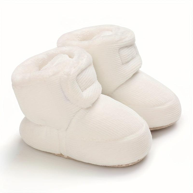 Soft & Warm Baby Girls Slip On Boots