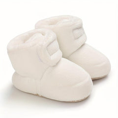 Soft & Warm Baby Girls Slip On Boots