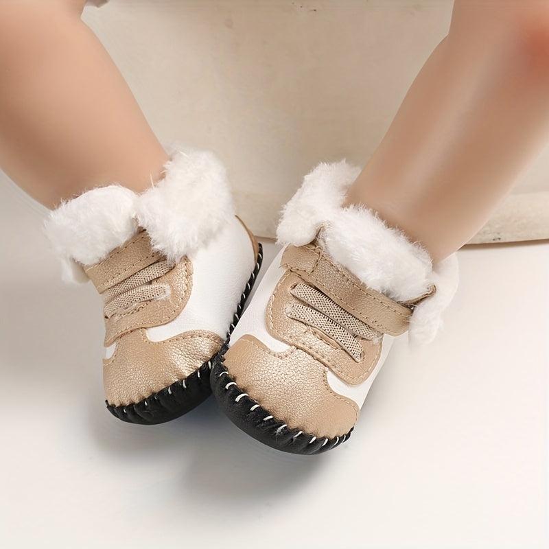 Soft and Warm Baby Girls Boots for Indoor Outdoor Walking