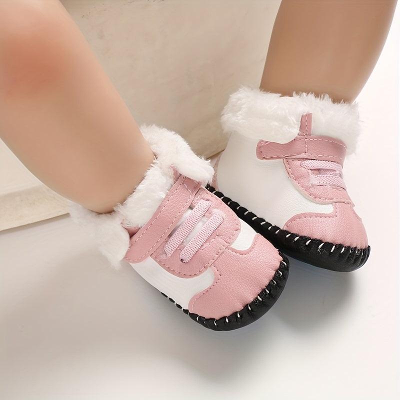 Soft and Warm Baby Girls Boots for Indoor Outdoor Walking