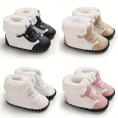 Soft and Warm Baby Girls Boots for Indoor Outdoor Walking
