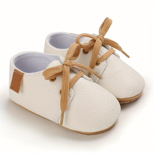 Casual Lace Up Sneakers For Baby Boys Lightweight Walking Shoes