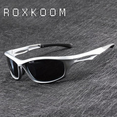 Y2K Unisex Wrap Around Silver Cyber Glasses