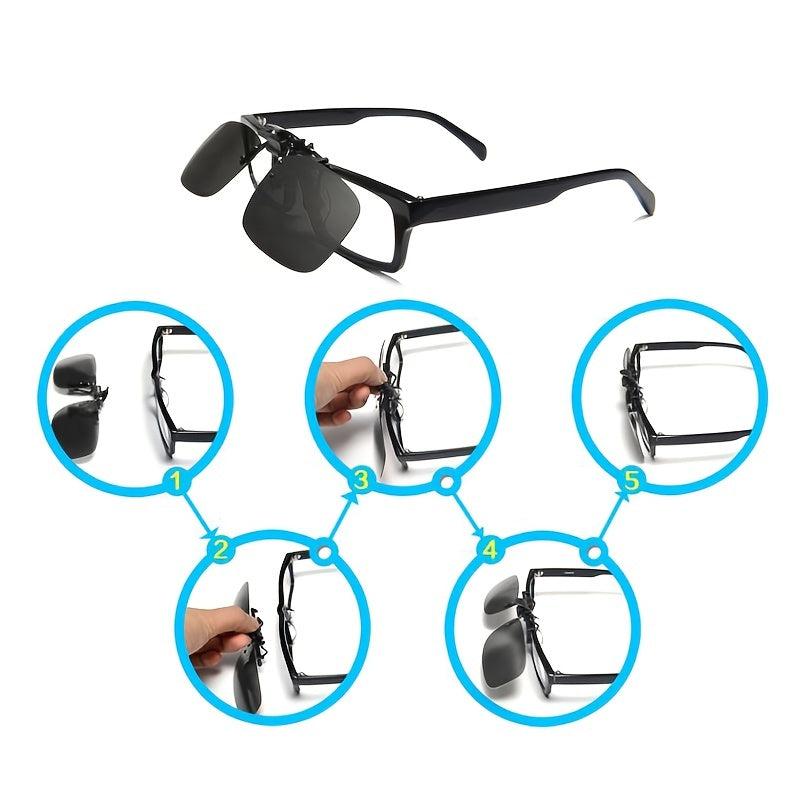 Men's Polarized Clip Sunglasses