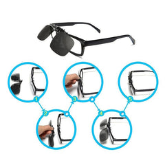 Men's Polarized Clip Sunglasses