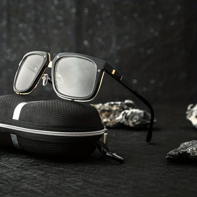 Men's Square Frame Sunglasses Dust Proof Steampunk UV Protection