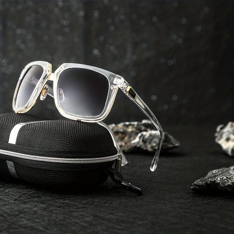 Men's Square Frame Sunglasses Dust Proof Steampunk UV Protection