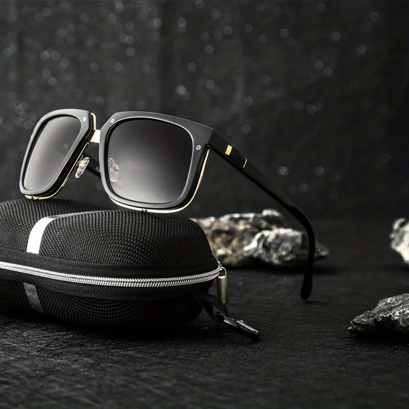 Men's Square Frame Sunglasses Dust Proof Steampunk UV Protection