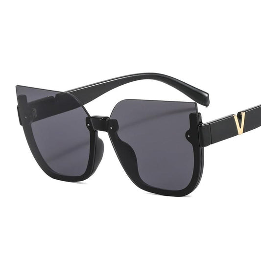 Cat's Eye Sunglasses Retro V Shape Decorative Temperament Internet Celebrity