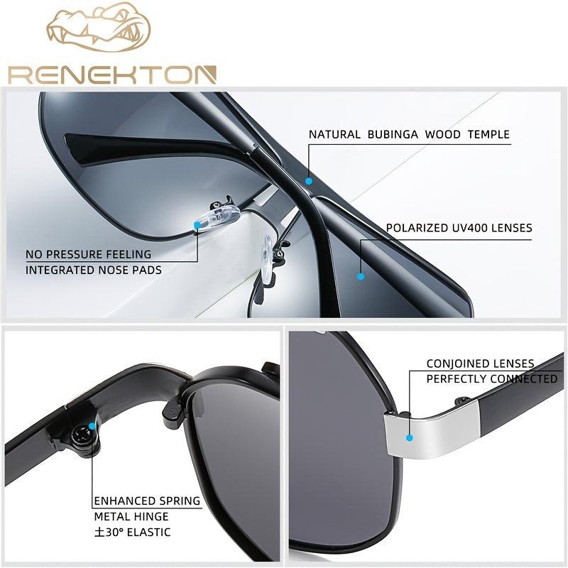 Men's Polarized Sunglasses Large Frame Toad Mirror Series 8743