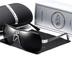 Men's Polarized Sunglasses Large Frame Toad Mirror Series 8743
