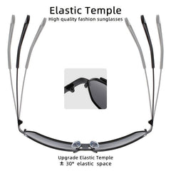 Men's Polarized Sunglasses Large Frame Toad Mirror Series 8743