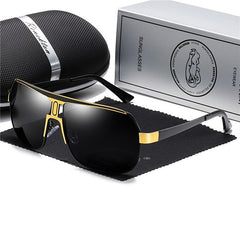 Men's Polarized Sunglasses Large Frame Toad Mirror Series 8743