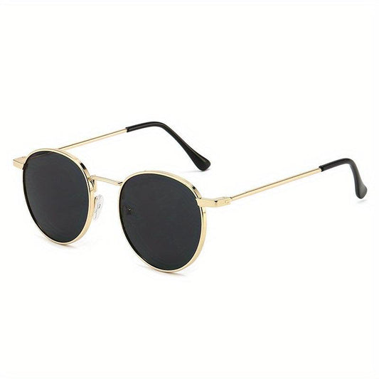 Men's Round Metal Sunglasses