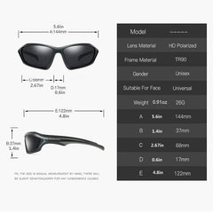 Men's Driving Square Polarized Sunglasses UV400