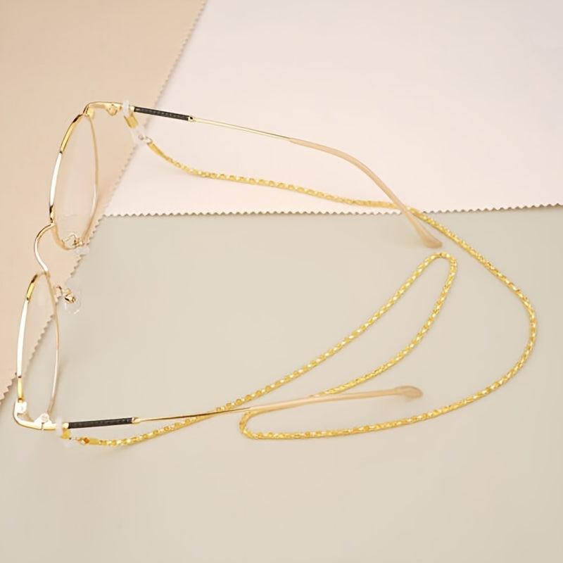 Metal Sunglasses Neck Chain with Reading Rope Glasses Clip