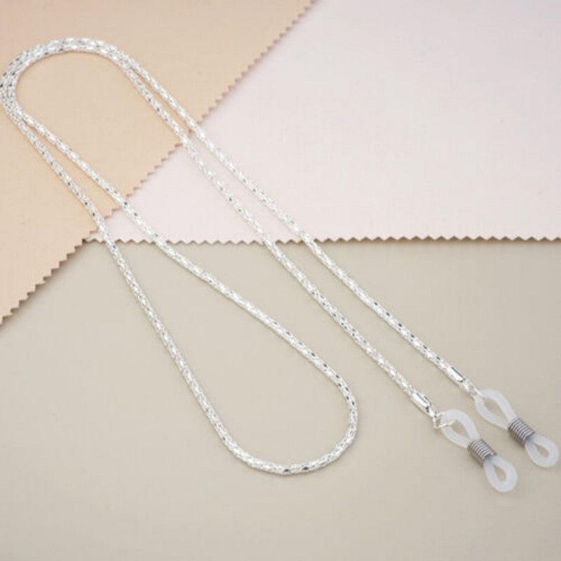 Metal Sunglasses Neck Chain with Reading Rope Glasses Clip