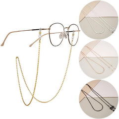 Metal Sunglasses Neck Chain with Reading Rope Glasses Clip