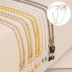 Metal Sunglasses Neck Chain with Reading Rope Glasses Clip